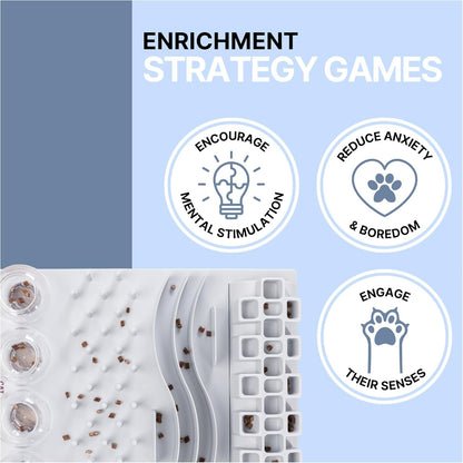 TRIXIE Katzenspielzeug Cat Activity Fun Board, Intelligenzspielzeug für Katzen